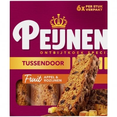 Peijnenburg Ontbijtkoek tussendoor fruit per stuk